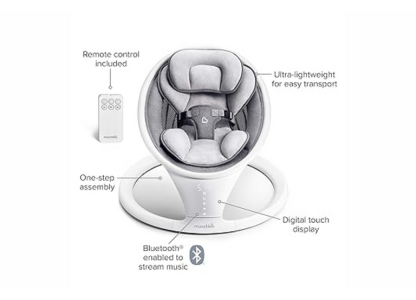 Bluetooth Enabled Baby Swing and Sleep Soother
                                White Noise Machine